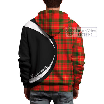 Cameron Modern Tartan Hoodie with Family Crest Circle Style