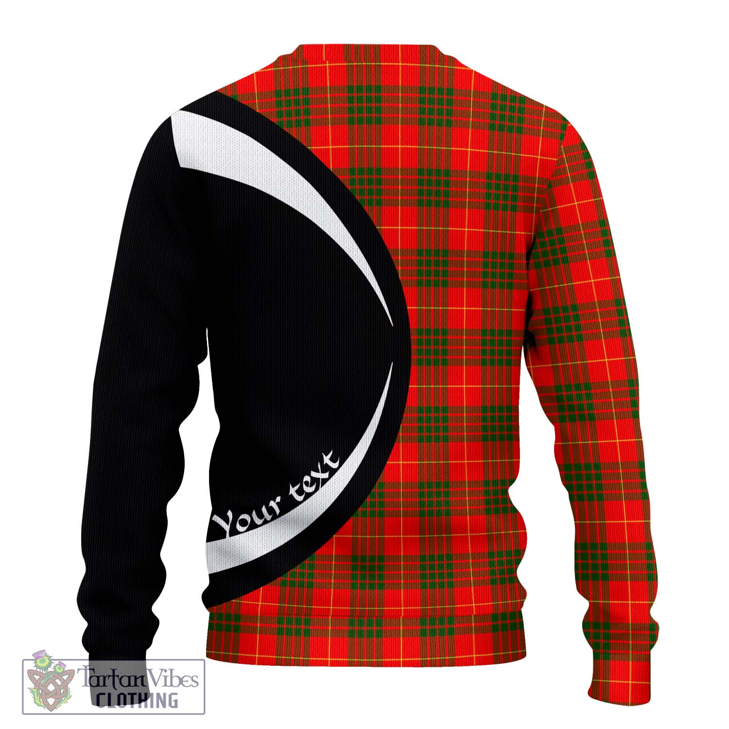 Cameron Modern Tartan Ugly Sweater with Family Crest Circle Style - Tartan Vibes Clothing