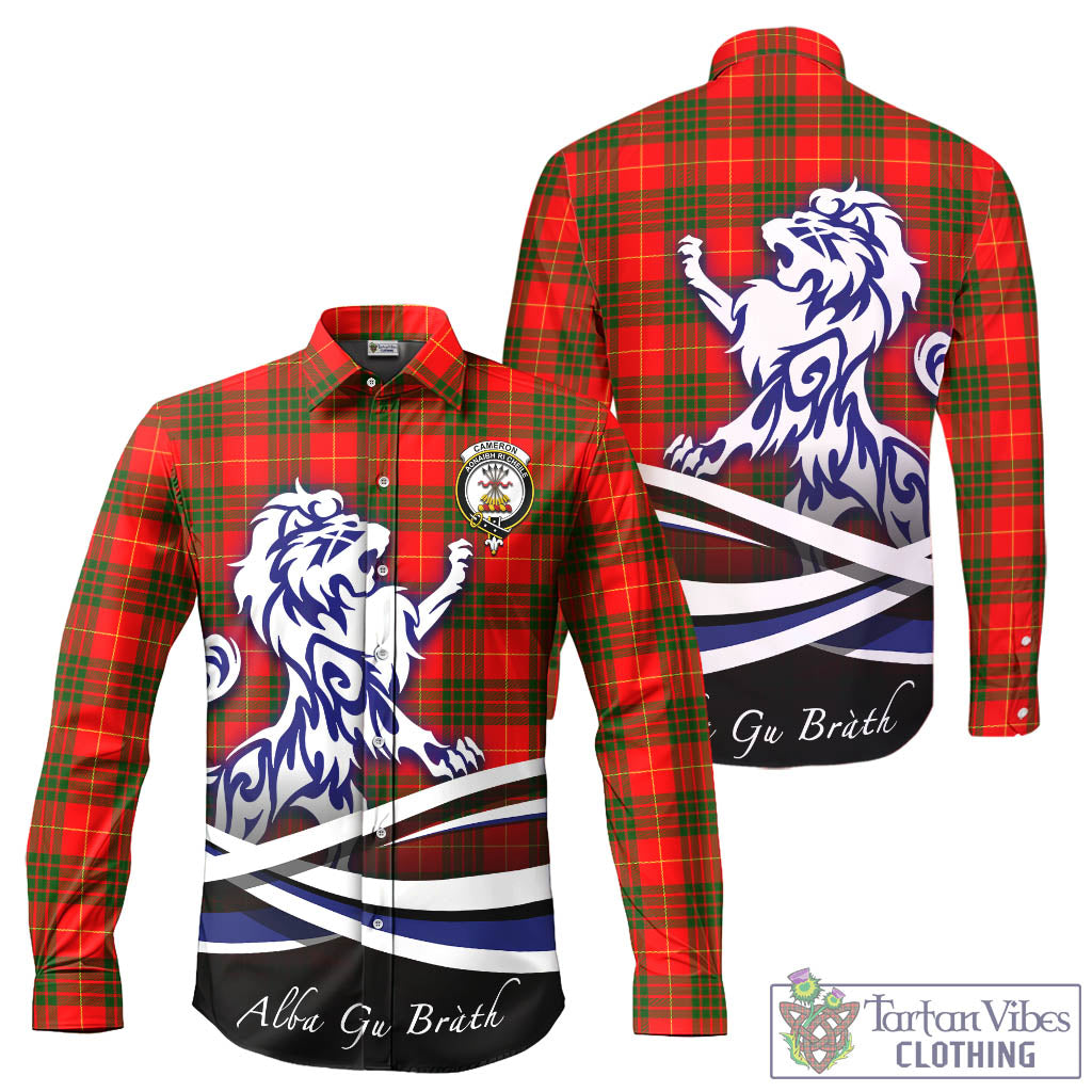 cameron-modern-tartan-long-sleeve-button-up-shirt-with-alba-gu-brath-regal-lion-emblem