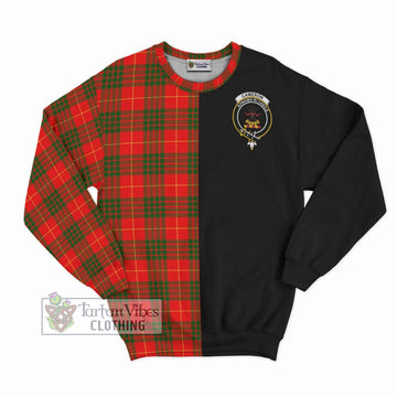 Cameron Modern Tartan Sweatshirt with Family Crest and Half Of Me Style