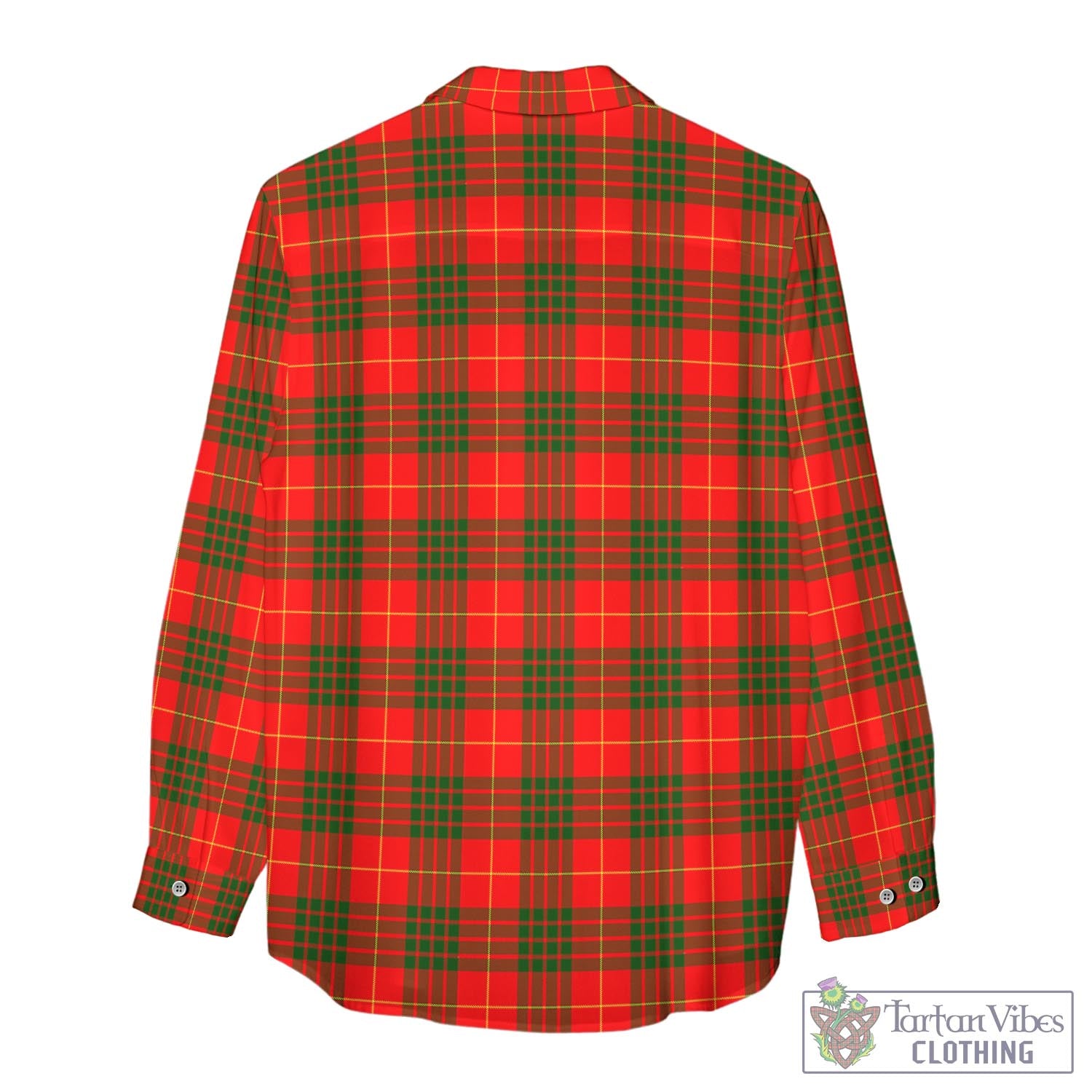 Tartan Vibes Clothing Cameron Modern Tartan Womens Casual Shirt with Family Crest