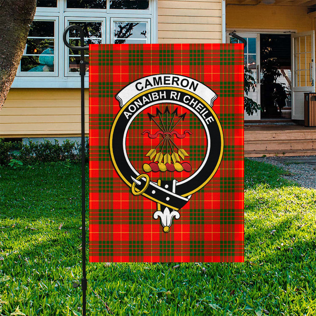 Cameron Modern Tartan Flag with Family Crest - Tartan Vibes Clothing