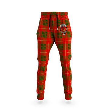 Cameron Modern Tartan Joggers Pants with Family Crest