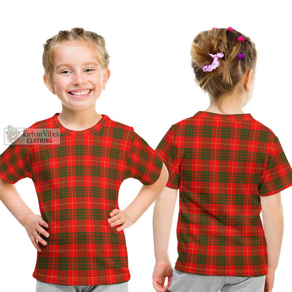 Cameron Modern Tartan Kid T-Shirt - Tartanvibesclothing Shop