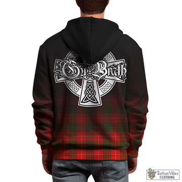 Cameron Modern Tartan Hoodie Featuring Alba Gu Brath Family Crest Celtic Inspired