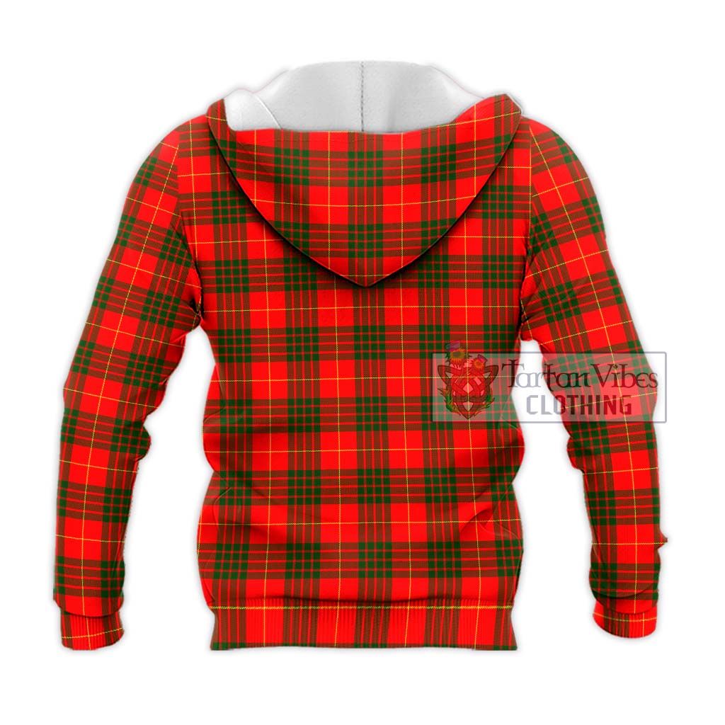 Tartan Vibes Clothing Cameron Modern Tartan Knitted Hoodie with Family Crest DNA In Me Style