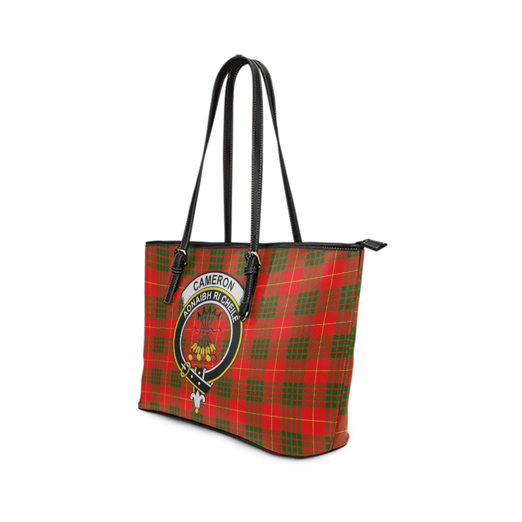 cameron-modern-tartan-leather-tote-bag-with-family-crest