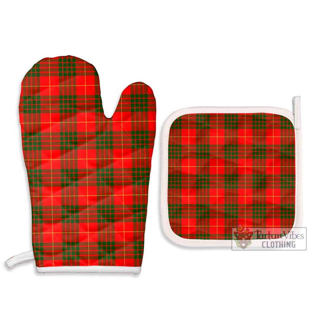 Cameron Modern Tartan Combo Oven Mitt & Pot-Holder Combo 1 Oven Mitt & 2 Pot-Holder White - Tartan Vibes Clothing