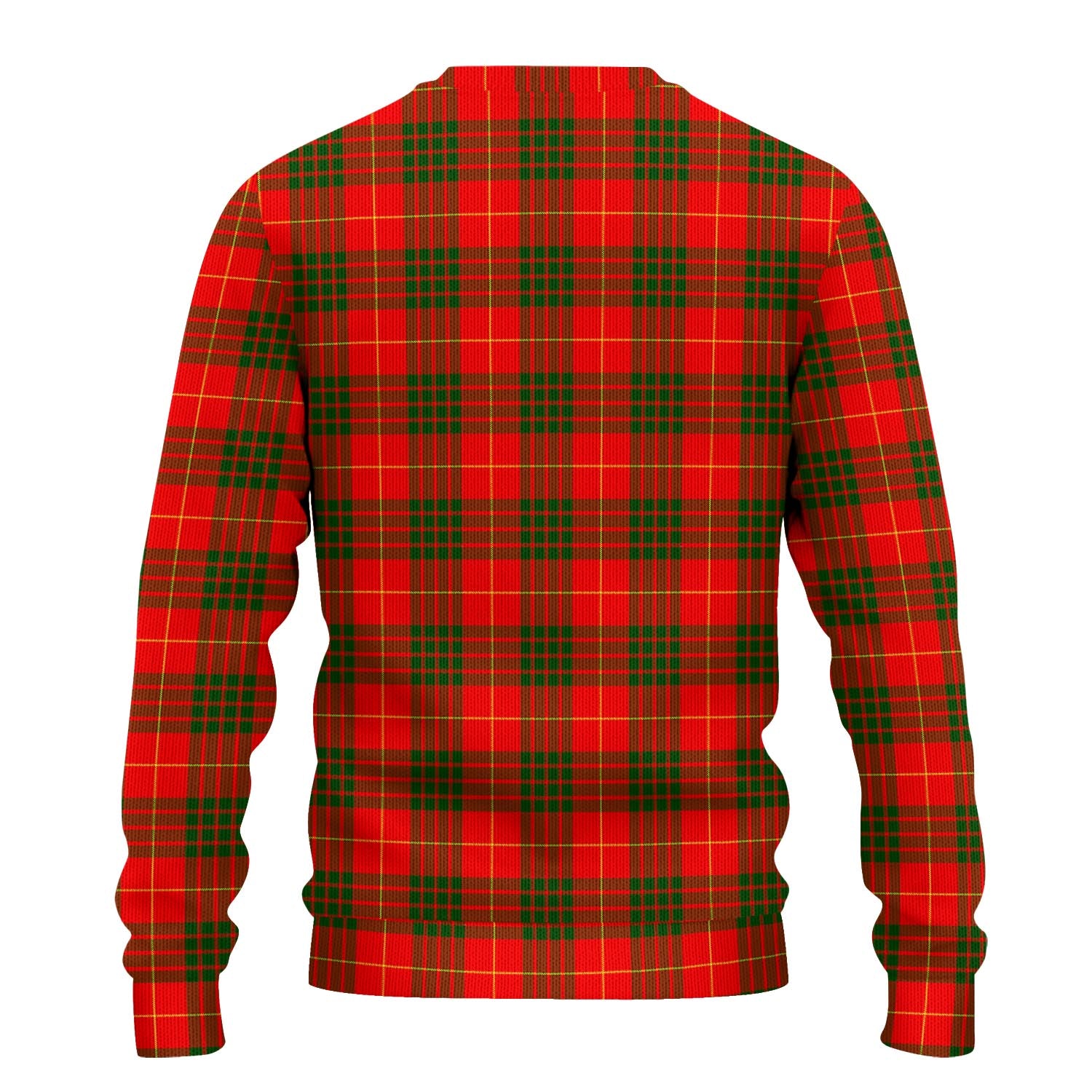 Cameron Modern Tartan Knitted Sweater with Family Crest - Tartanvibesclothing