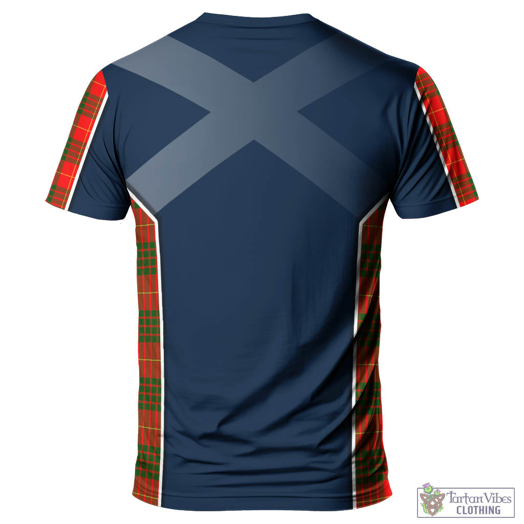 Tartan Vibes Clothing Cameron Modern Tartan T-Shirt with Family Crest and Scottish Thistle Vibes Sport Style