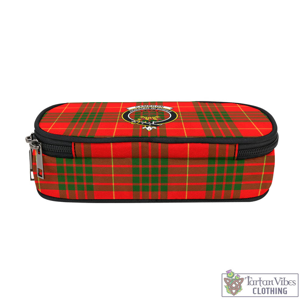 Tartan Vibes Clothing Cameron Modern Tartan Pen and Pencil Case with Family Crest