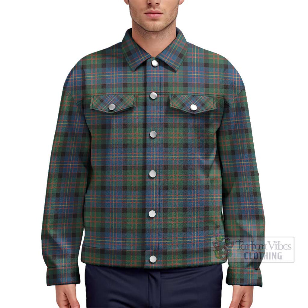 Cameron of Erracht Ancient Tartan Unisex Lapel Cotton Jacket Unisex - Tartan Vibes Clothing