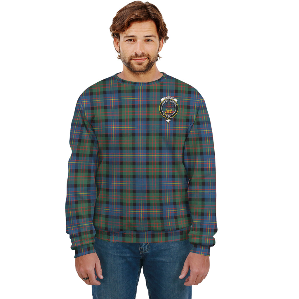 cameron-of-erracht-ancient-tartan-sweatshirt-with-family-crest