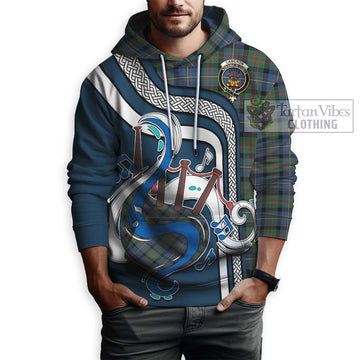 Cameron of Erracht Ancient Tartan Hoodie with Epic Bagpipe Style