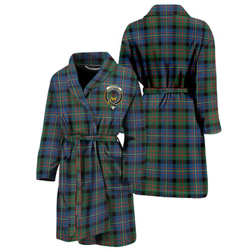 Cameron of Erracht Ancient Tartan Bathrobe with Family Crest