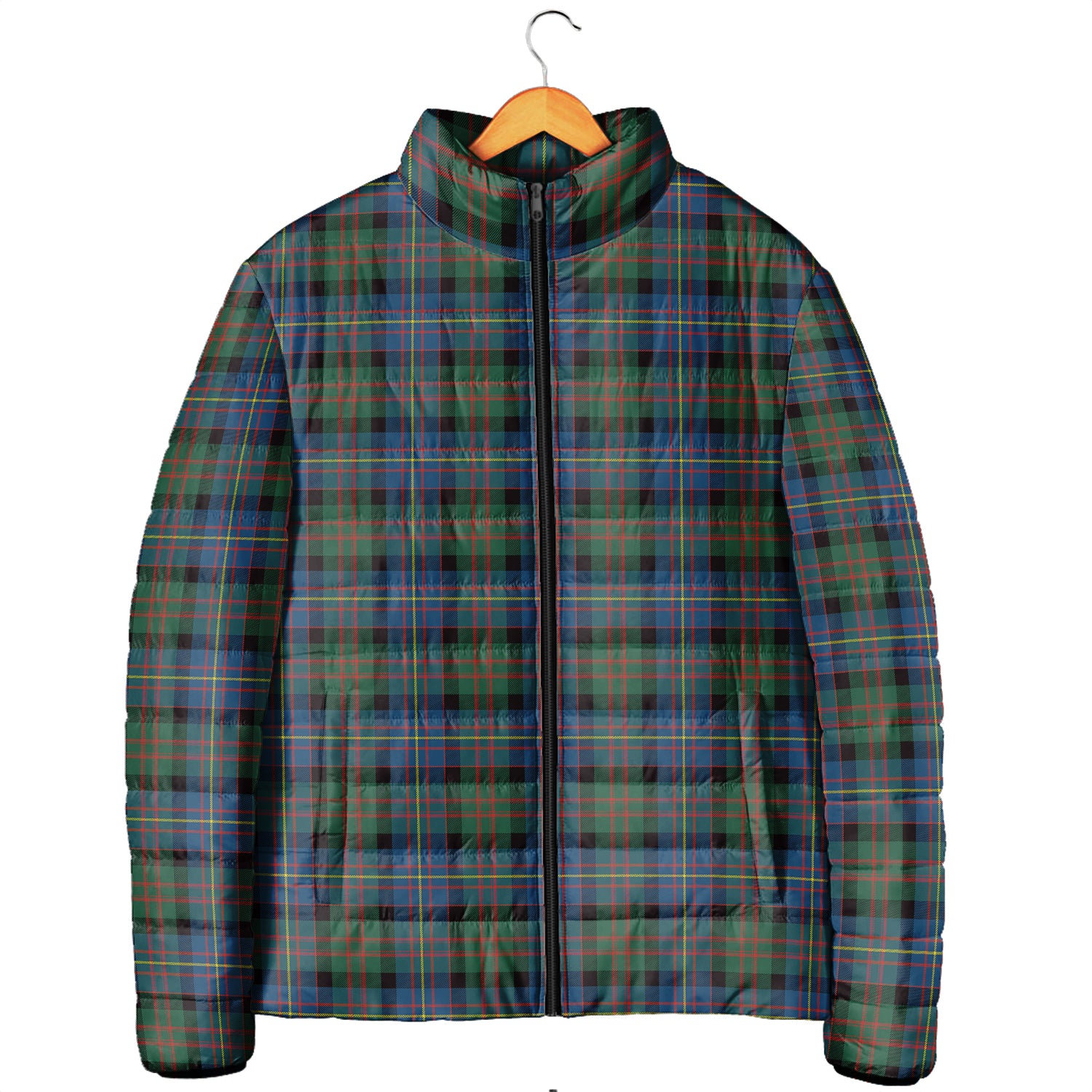 Cameron of Erracht Ancient Tartan Padded Jacket Men's Padded Jacket - Tartan Vibes Clothing