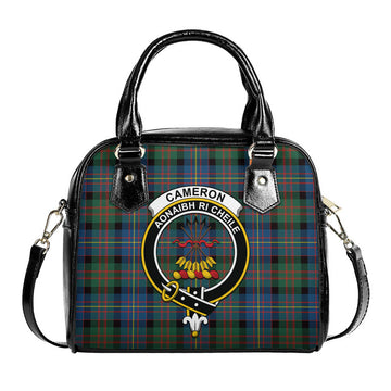 Cameron of Erracht Ancient Tartan Shoulder Handbags with Family Crest