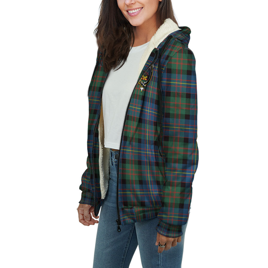 cameron-of-erracht-ancient-tartan-sherpa-hoodie-with-family-crest