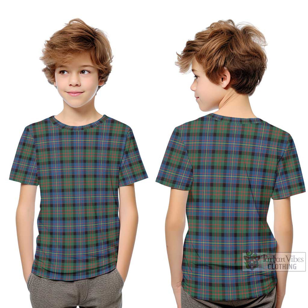 Cameron of Erracht Ancient Tartan Kid T-Shirt Youth XL Size14 - Tartanvibesclothing Shop