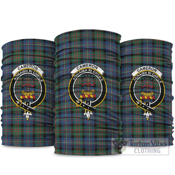 Cameron of Erracht Ancient Tartan Neck Gaiters, Tartan Bandanas, Tartan Head Band with Family Crest