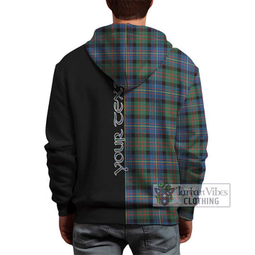 Cameron of Erracht Ancient Tartan Hoodie with Family Crest and Half Of Me Style