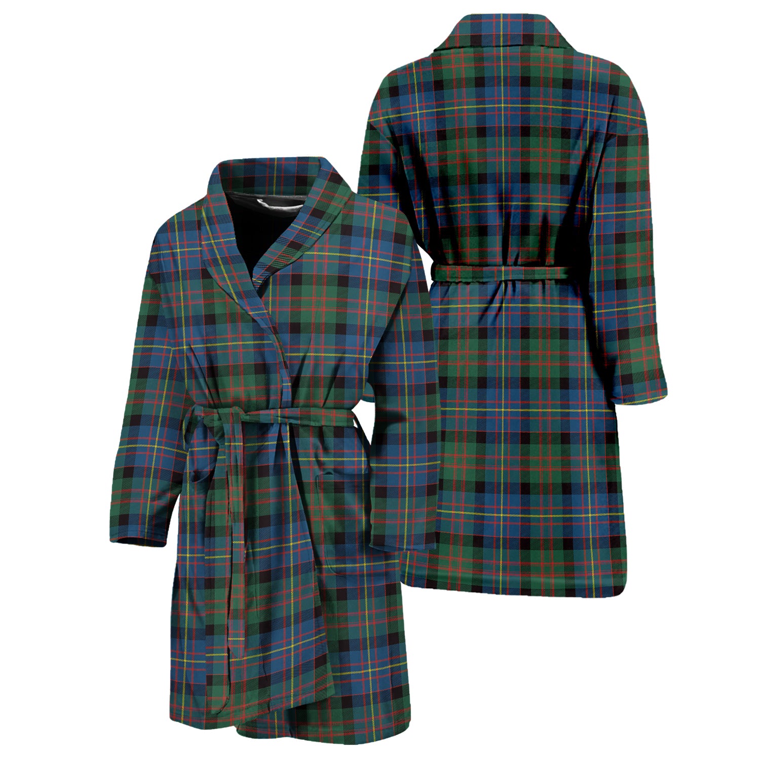 Cameron of Erracht Ancient Tartan Bathrobe Unisex M - Tartan Vibes Clothing