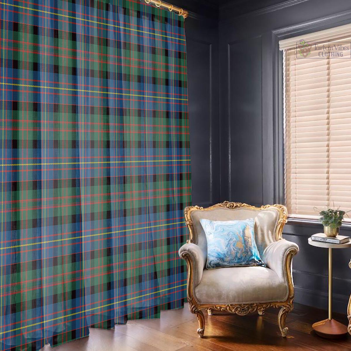 Cameron of Erracht Ancient Tartan Window Curtain