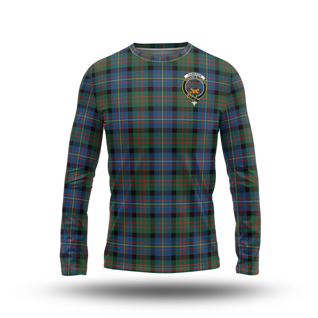 cameron-of-erracht-ancient-tartan-long-sleeve-t-shirt-with-family-crest