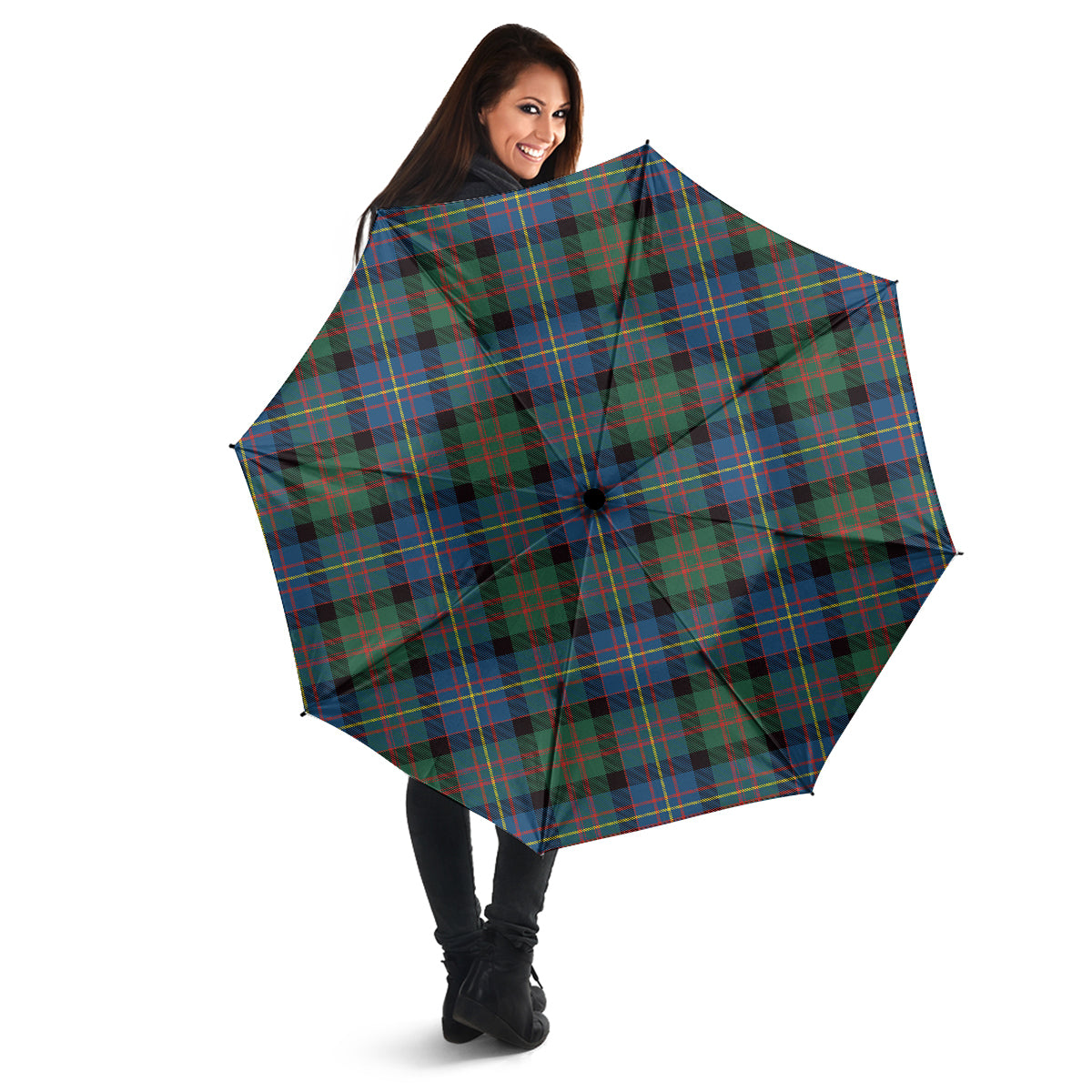 Cameron of Erracht Ancient Tartan Umbrella - Tartanvibesclothing