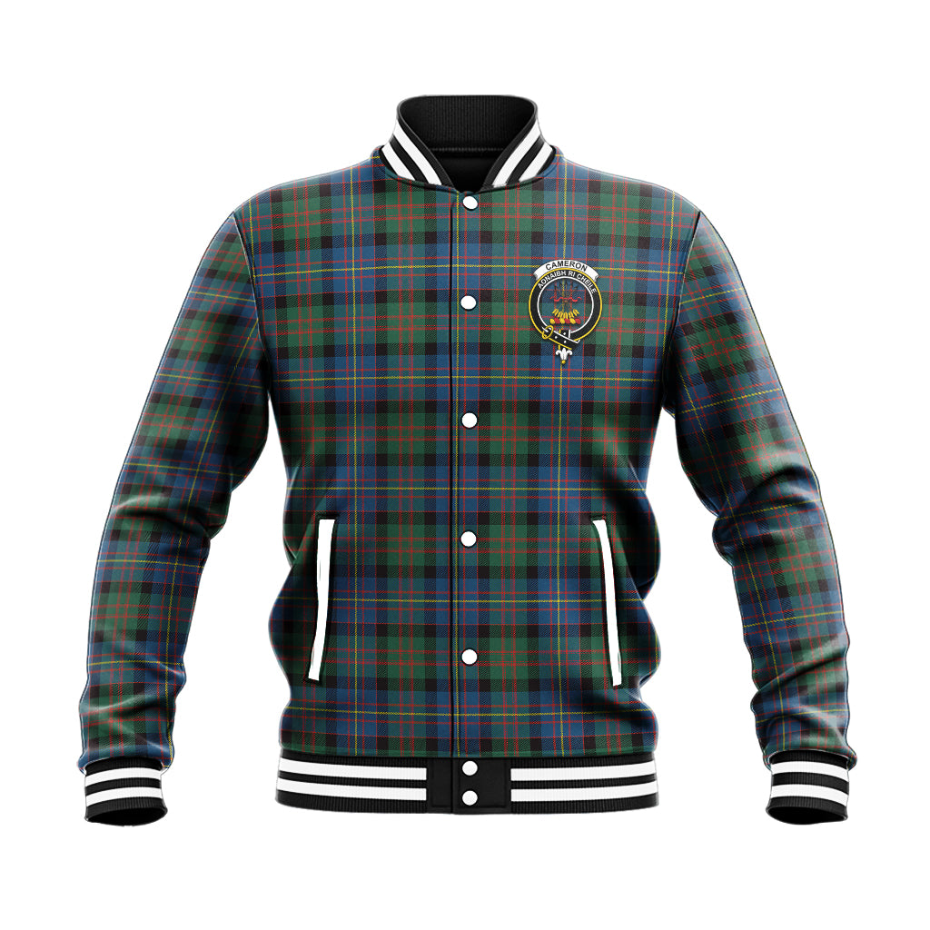 Cameron of Erracht Ancient Tartan Baseball Jacket with Family Crest - Tartan Vibes Clothing