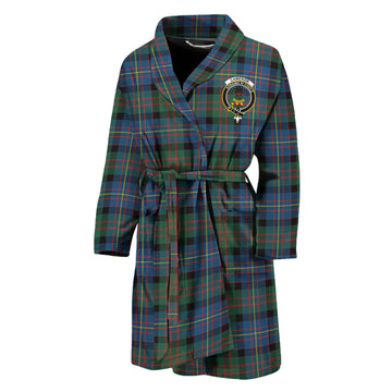 Cameron of Erracht Ancient Tartan Bathrobe with Family Crest