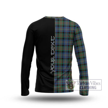 Cameron of Erracht Ancient Tartan Long Sleeve T-Shirt with Family Crest and Half Of Me Style