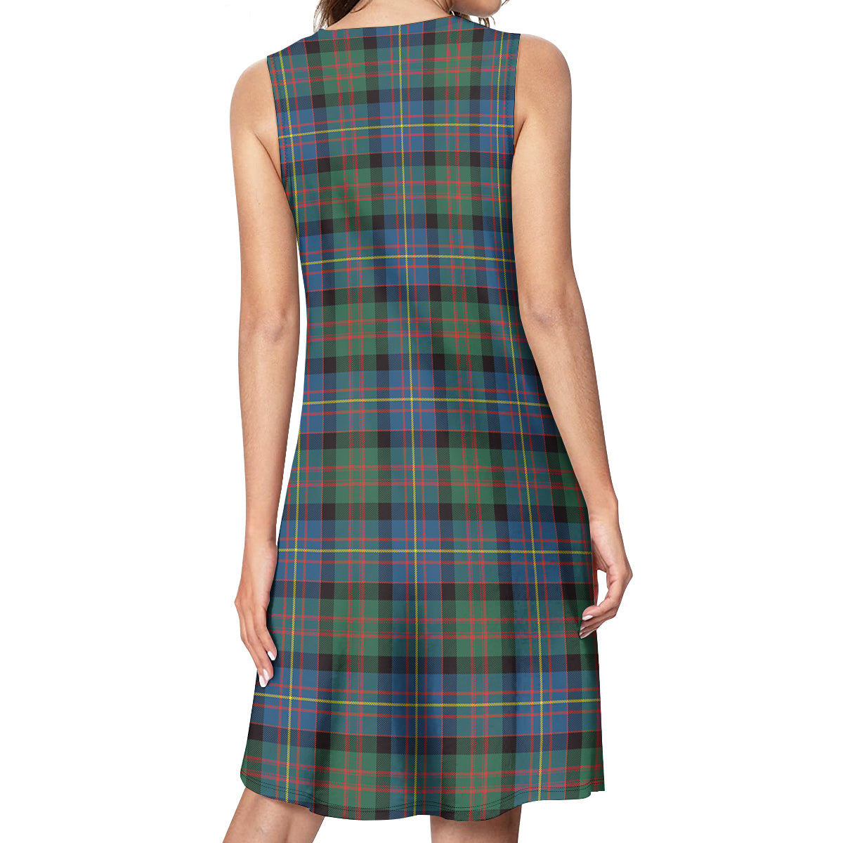 Cameron of Erracht Ancient Tartan Womens Casual Dresses - Tartanvibesclothing