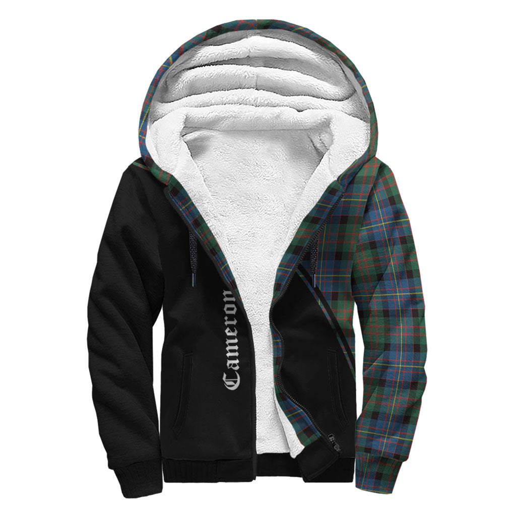 cameron-of-erracht-ancient-tartan-sherpa-hoodie-with-family-crest-curve-style