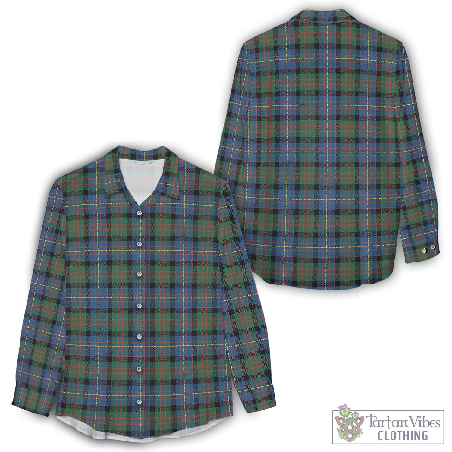 Cameron of Erracht Ancient Tartan Womens Casual Shirt