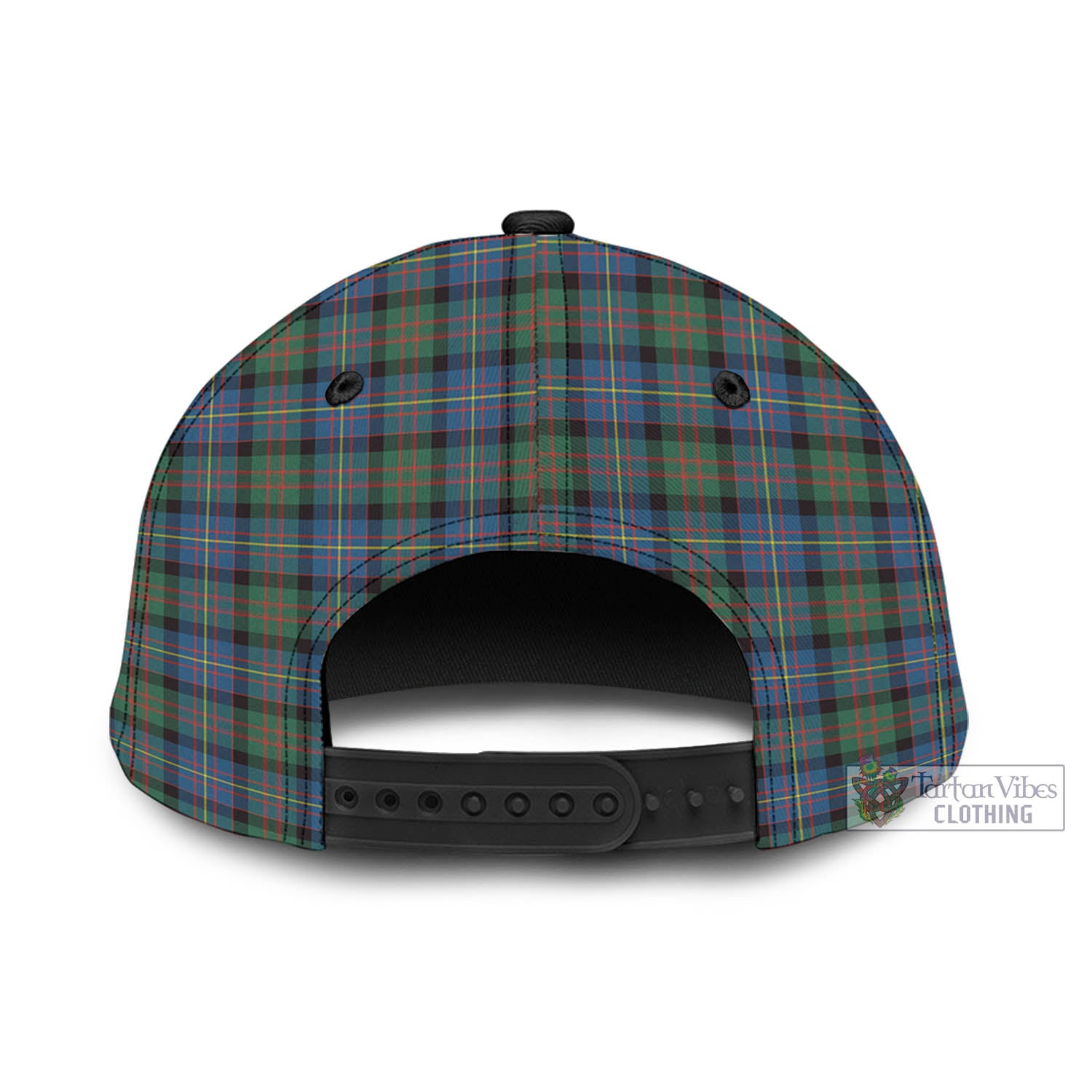 Tartan Vibes Clothing Cameron of Erracht Ancient Tartan Classic Cap with Family Crest In Me Style