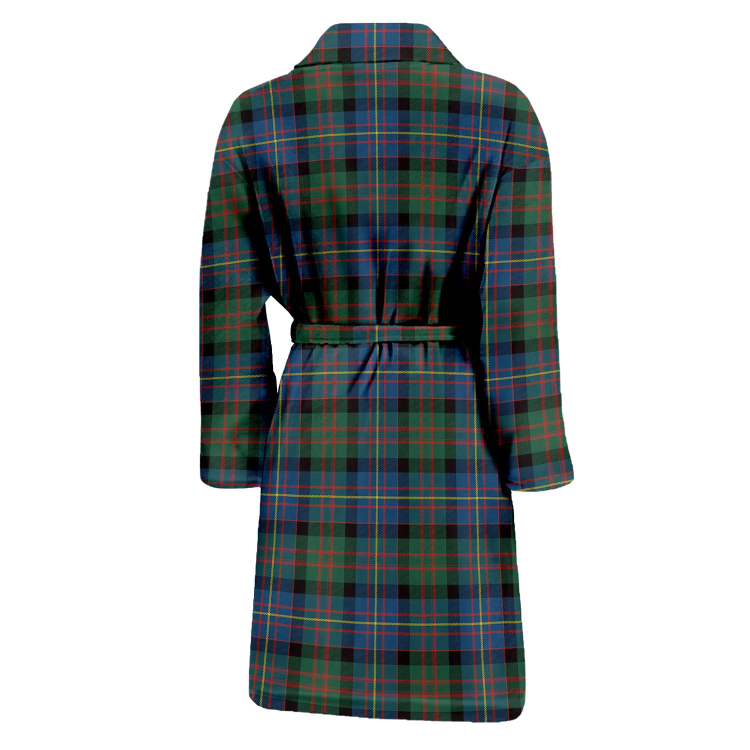 Cameron of Erracht Ancient Tartan Bathrobe with Family Crest - Tartan Vibes Clothing