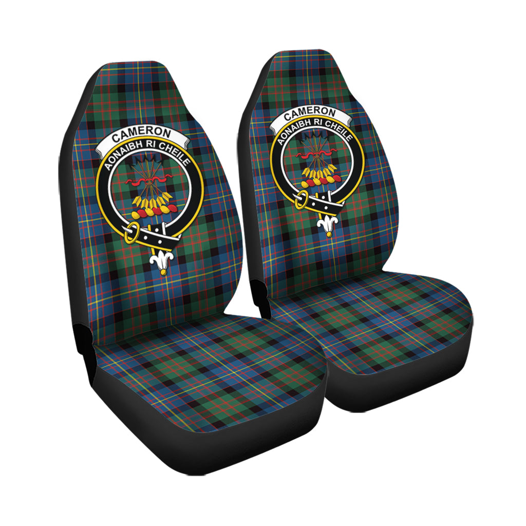 Cameron of Erracht Ancient Tartan Car Seat Cover with Family Crest - Tartanvibesclothing