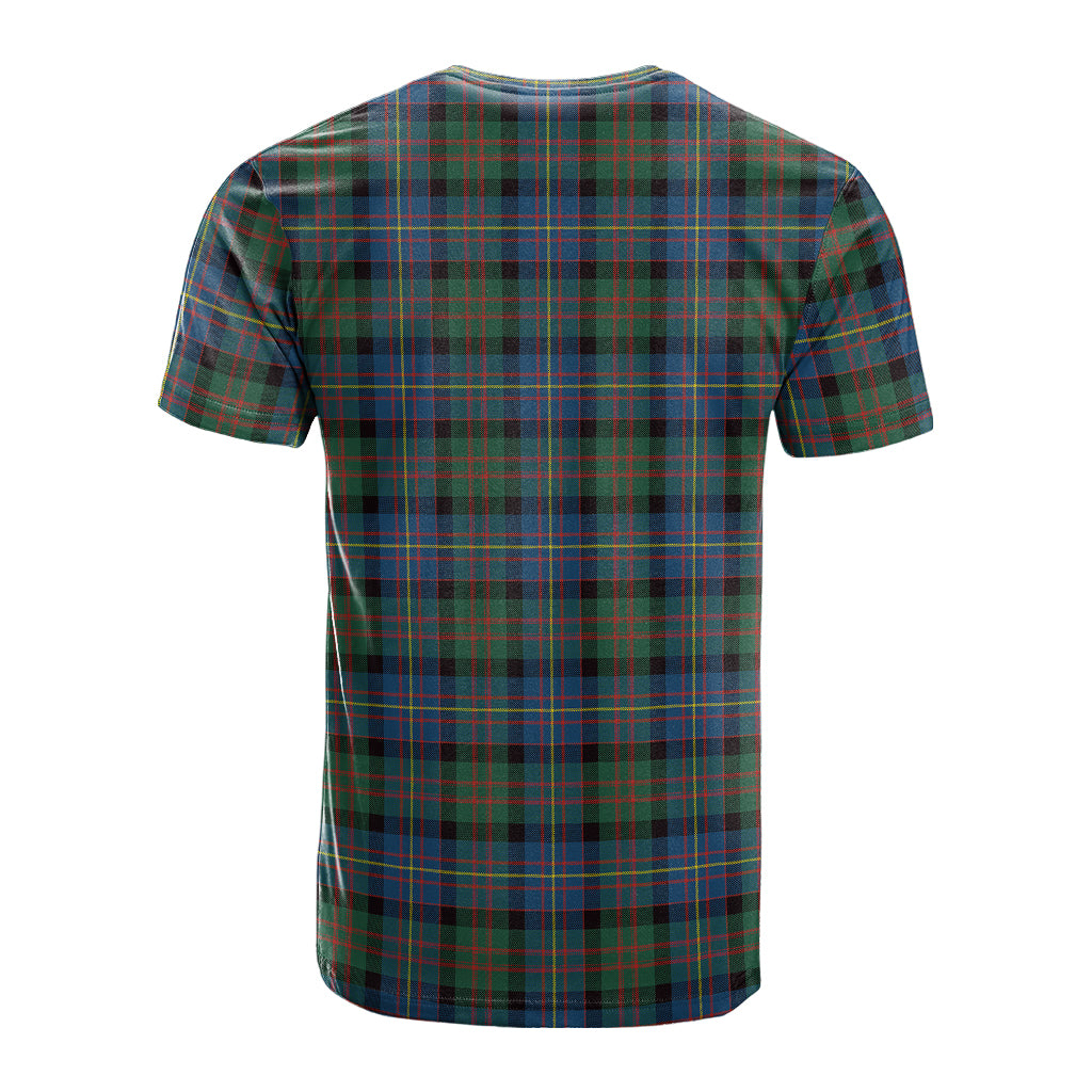 Cameron of Erracht Ancient Tartan T-Shirt with Family Crest - Tartan Vibes Clothing