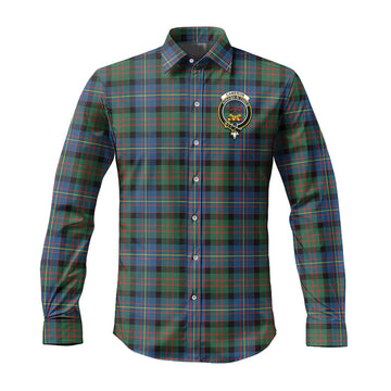 Cameron of Erracht Ancient Tartan Long Sleeve Button Up Shirt with Family Crest