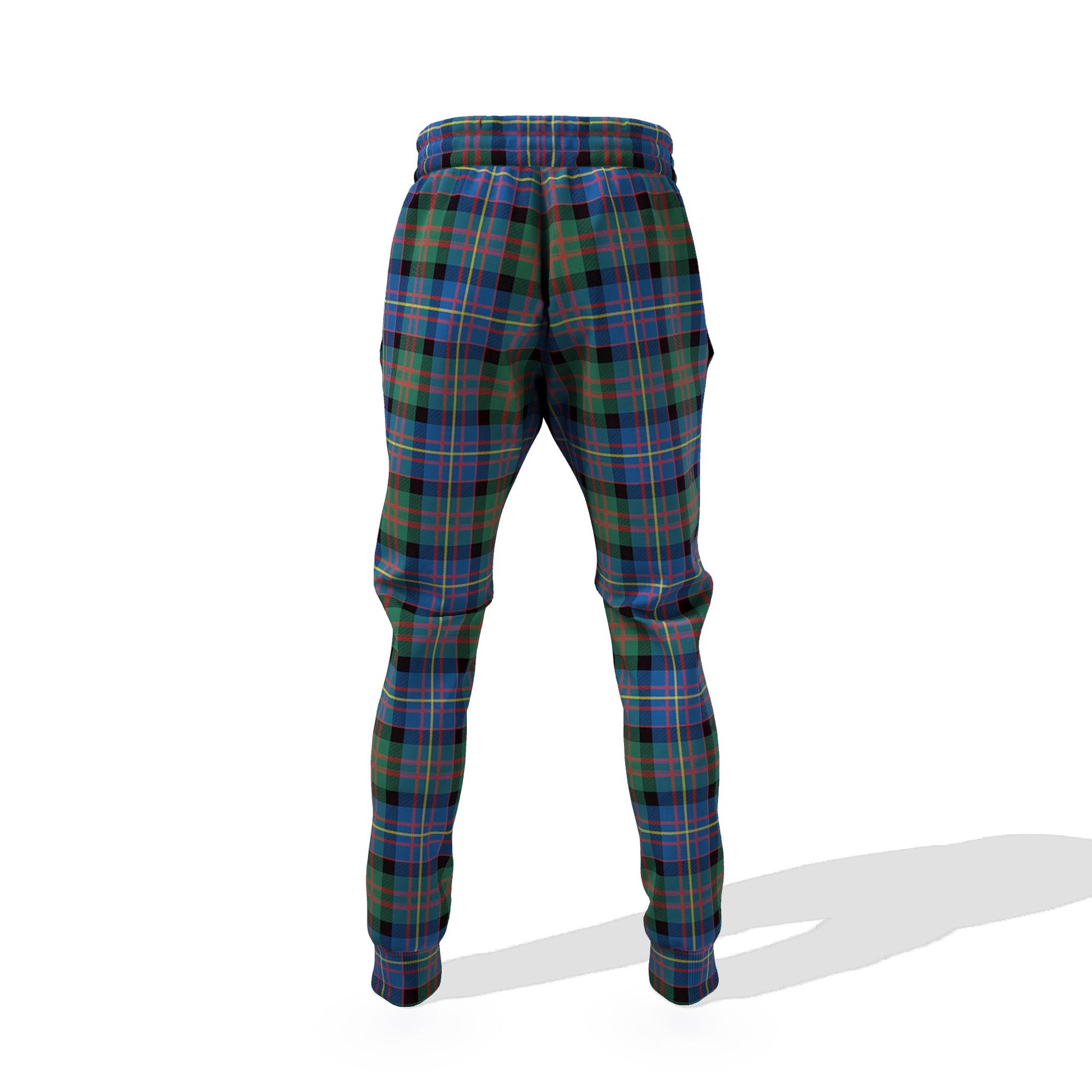 Cameron of Erracht Ancient Tartan Joggers Pants with Family Crest 6XL - Tartan Vibes Clothing