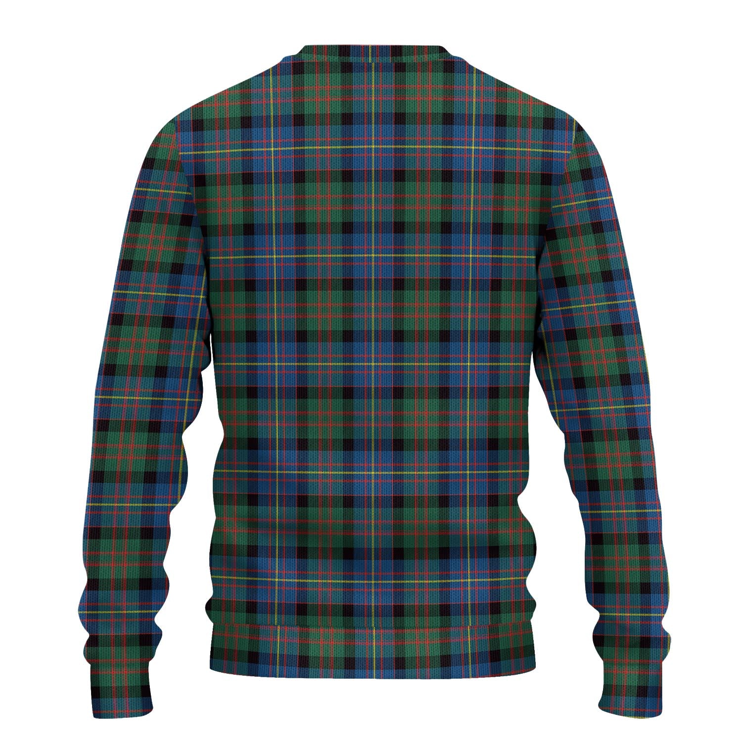 Cameron of Erracht Ancient Tartan Knitted Sweater with Family Crest - Tartanvibesclothing