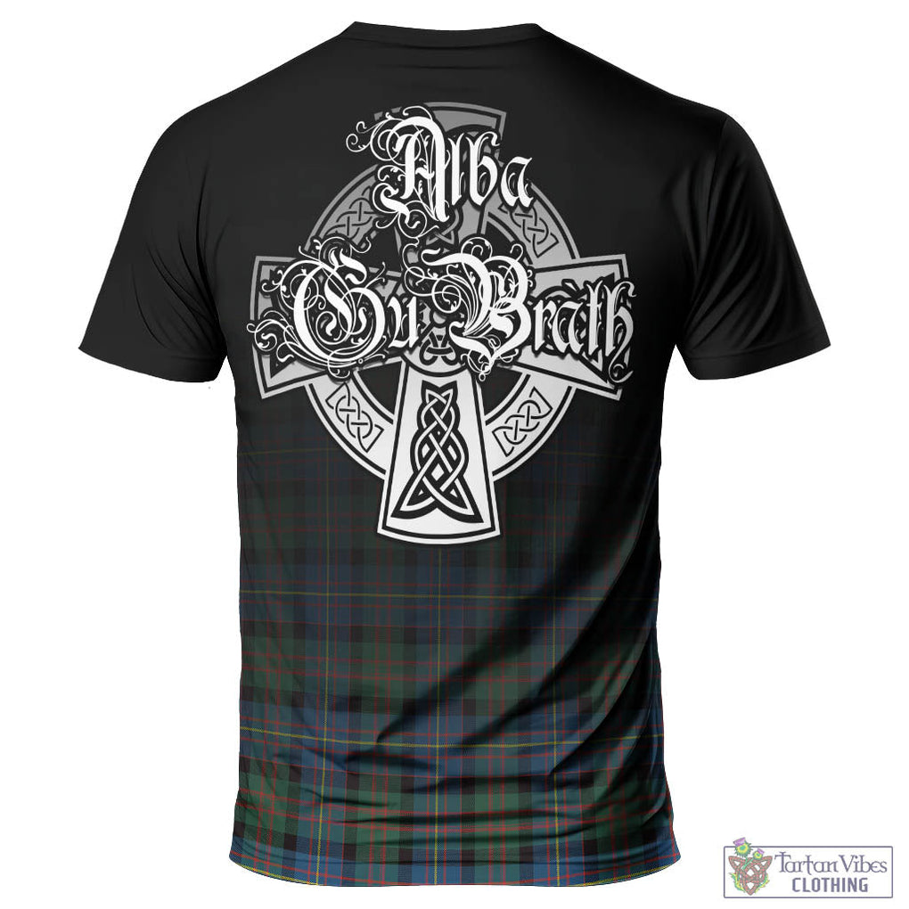 Tartan Vibes Clothing Cameron of Erracht Ancient Tartan T-Shirt Featuring Alba Gu Brath Family Crest Celtic Inspired