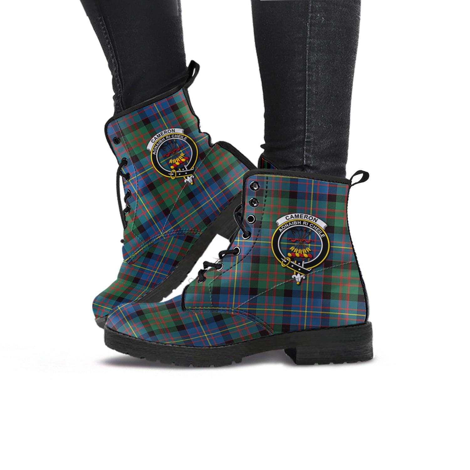 cameron-of-erracht-ancient-tartan-leather-boots-with-family-crest