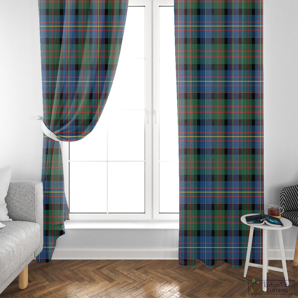 Cameron of Erracht Ancient Tartan Window Curtain