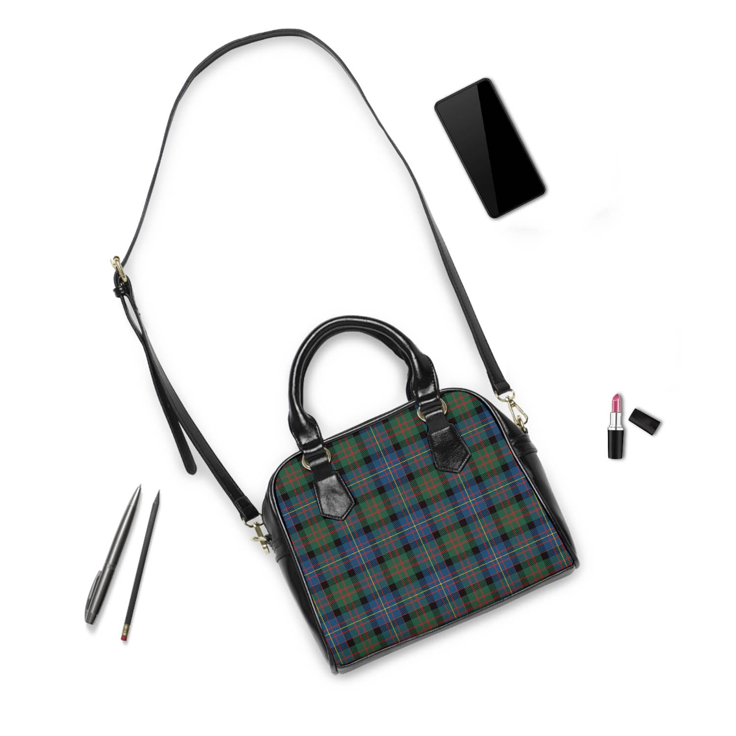 Cameron of Erracht Ancient Tartan Shoulder Handbags - Tartanvibesclothing