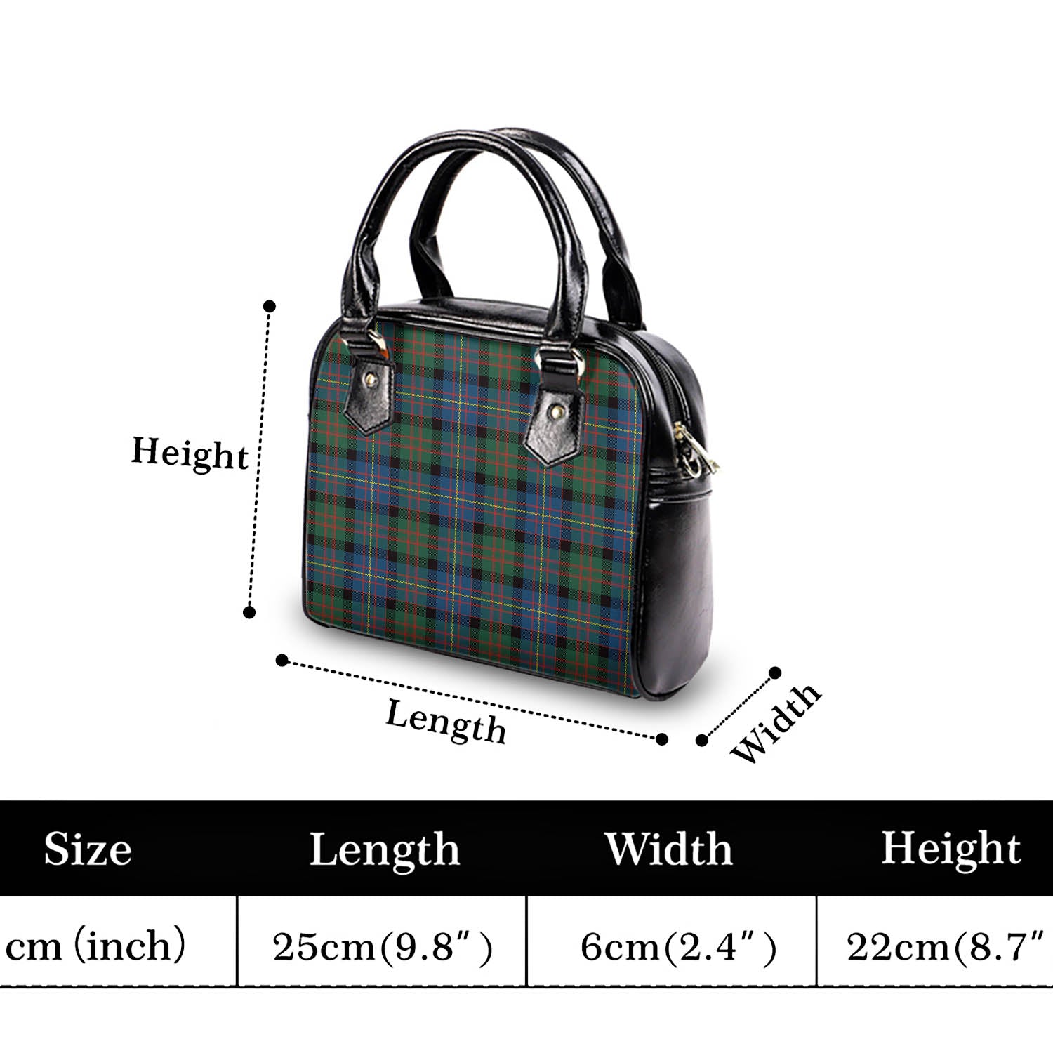 Cameron of Erracht Ancient Tartan Shoulder Handbags - Tartanvibesclothing