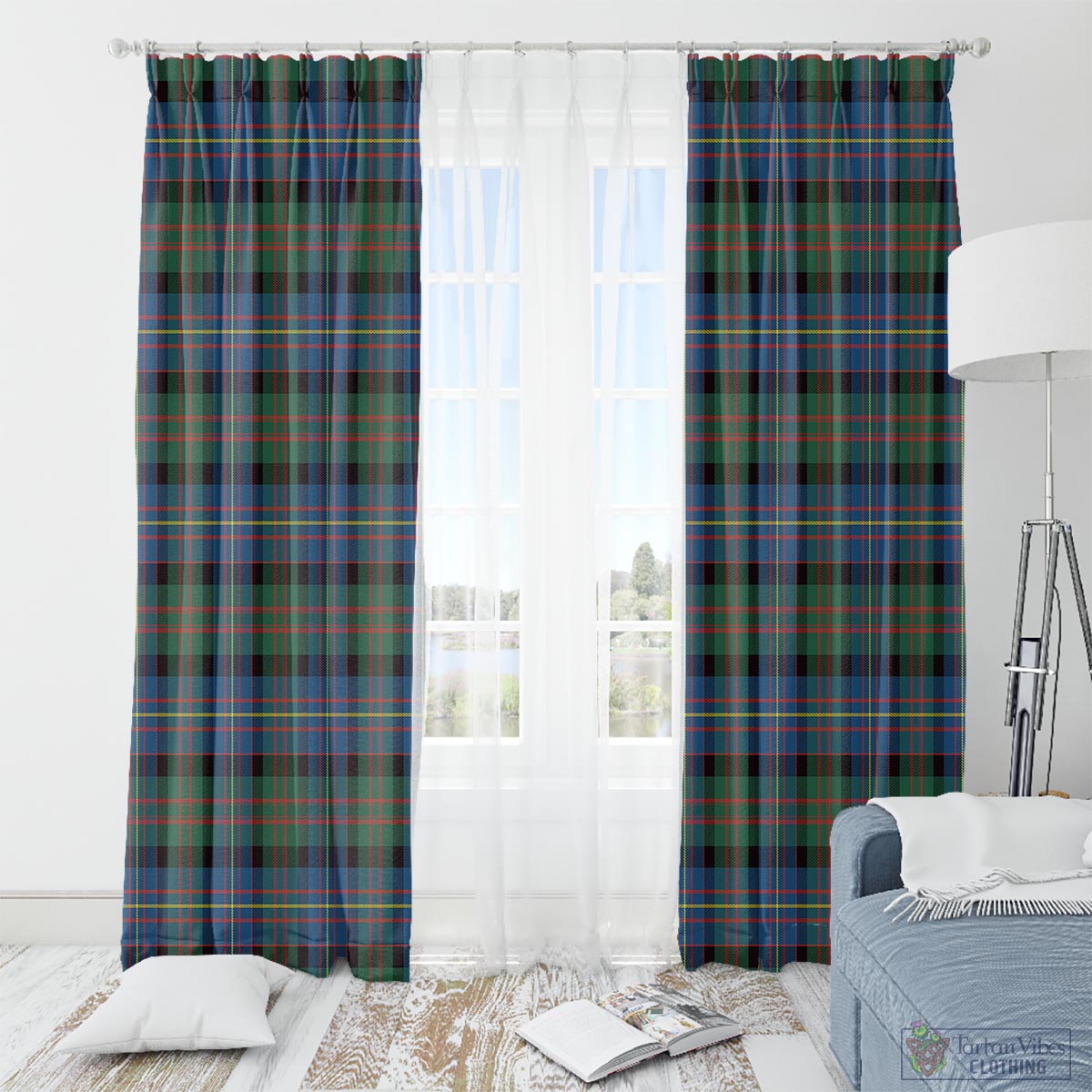 Cameron of Erracht Ancient Tartan Window Curtain