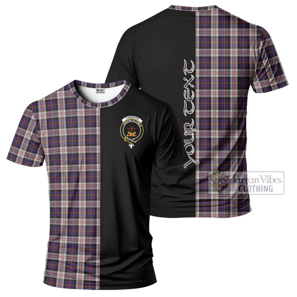 Cameron of Erracht Dress Tartan T-Shirt with Family Crest and Half Of Me Style Kid's Shirt - Tartanvibesclothing Shop