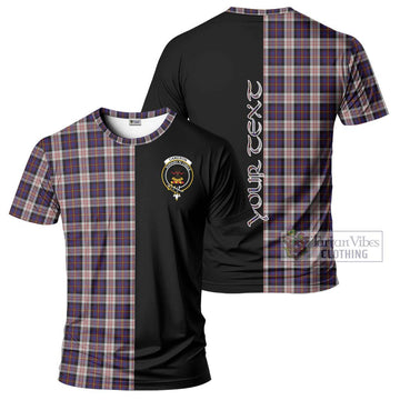 Cameron of Erracht Dress Tartan T-Shirt with Family Crest and Half Of Me Style